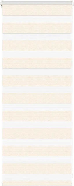 vidaXL - Zebra - rolgordijn - 60x100 - cm - stofbreedte - marmerbeige - 55,9 - cm