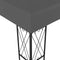 vidaXL - Prieel - met - LED-lichtslinger - 3x3 - m - stof - antracietkleurig