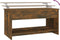 vidaXL - Salontafel - 102x50x52,5 - cm - bewerkt - hout - gerookt - eikenkleurig