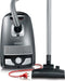 Severin BC 7045 - Stofzuiger - 750 W - 3 liter - Platinum grijs/Rood