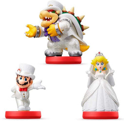 Nintendo AMIIBO - Super Mario Odyssey - Mario Peach Bowser Bruiloft Set