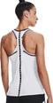 Under Armour UA Knockout Tank - Dames Sporttop - Fitness & Training - Wit - Maat S