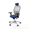 Piqueras y Crespo 3D086G2 - Bureaustoel - Verstelbare hoofdsteun en hoogte - Marineblauw