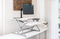 Vantage Flexdesk - PC Werkplaats - Zit/Sta Bureau Converter 89 x 59 cm - Verstelbaar 140-500 mm