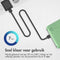 iMoshion® Powerbank 27000 mAh - Snellader & batterij-indicator - 18 Watt - Geschikt voor o.a. iPhone & Samsung - USB A, USB C & Micro USB - Groen