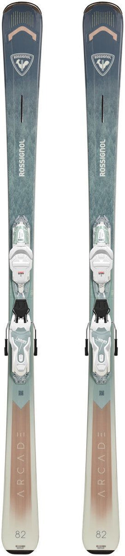 Rossignol Arcade W 82 - All-Mountain Ski's - Tip & Tail Rocker - Blauw/grijs 160 cm