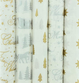 Benza K11 - Kerstpapier - 5 rollen 150 x 70 cm - Multikleur (5 stuks)