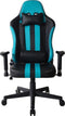 Gamestoel Thomas - bureaustoel racing gaming stijl - zwart - blauw