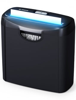 Stane 10L - Papierversnipperaar - Vernietigt 6 A4 vellen en creditcards - Zwart