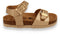 Plakton Meisjes Sandaal - Platte sandalen - Maat 32 - Goud