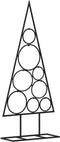 vidaXL - Kerstdecoratie - kerstboom - 60 - cm - metaal - zwart