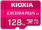 Kioxia Exceria Plus G2 - microSDXC 128GB - UHS-I Class 10 A1 UHS Class 3 V30