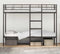 vidaXL - Stapelbed - zonder - matras - 100x190 - cm - staal - zwart
