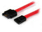 Startech.com SATA Kabel - 0.3m - Rood Zwart