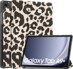 imoshion Tablet Hoes - Geschikt voor Samsung Galaxy Tab A9 Plus - Design Trifold Bookcase - Leopard