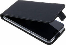 Accezz Hoesje Geschikt voor Huawei P20 Lite Hoesje Met Pasjeshouder - Accezz Flipcase - Zwart