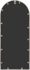 vidaXL - Spiegel - 100x45 - cm - ijzer - zandkleurig