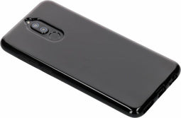 Hoesje Siliconen Geschikt voor Huawei Mate 10 Lite - Softcase Backcover smartphone - Zwart