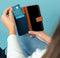 iMoshion Hoesje Geschikt voor iPhone 13 Mini Hoesje Met Pasjeshouder - iMoshion Luxe Canvas Bookcase - Donkerblauw