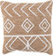 J-Line kussen Etnisch - katoen - beige/wit