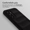 imoshion Hoesje - Geschikt voor Samsung Galaxy A34 (5G) - EasyGrip Backcover - Zwart