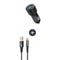 Oplader + kabelpakket - THOMSON - 60 W autolader - USB-A naar C 3A-kabel - lengte 1,5 m