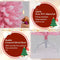 Coast Roze Kunstkerstboom - 180 cm - Slanke Potloodvorm - Besneeuwde Takken - Metalen Standaard