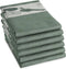 DDDDD Froggy - Theedoek - Set van 6 - 100% Katoen - Botanische print - 60x65 cm - Laurel (6 stuks)