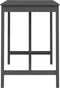 vidaXL - Bartafel - 140x80x110 - cm - massief - grenenhout - grijs