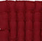 SVJ Stoelkussens Vierkant - 43 x 40 x 3 cm - Katoen - Rood - Set van 4