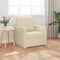 vidaXL - Hoefslaapbank - 2-in-1 - Crème - 74x77x81 - cm - Stof