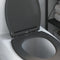 vidaXL - Snelle - Afneembare - Toiletbril - met - Softclose - Duroplast - Antra