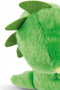 Nici pluche knuffel - draak Mcdamon - groen - 15 cm