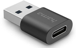 Hama 00200357 - Adapter USB 3.0 naar USB-C 3.1 - Zwart
