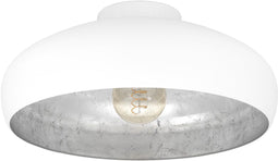 EGLO Mogano - Plafondlamp E27 - Ø 40 cm - Wit/Zilver