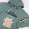 THE MANDALORIAN - Kinder hoodie Katoen - groen - 7 Jaar