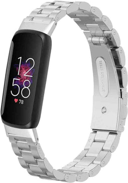 imoshion Bandje met Horlogeband inkorter - Geschikt voor Fitbit Luxe - imoshion Stalen band zonder installatiehulp - Zilver