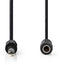 Nedis CAGP23050BK50 - Stereo audiokabel 6,35 mm - 500 cm - Zwart