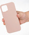 Lunso - Softcase Backcover hoes - Geschikt voor iPhone 13 Pro Max - Roze