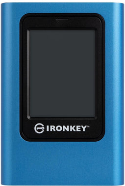 Kingston IronKey Vault Privacy 80 - Externe Beveiligde SSD - 1,92TB - Blauw Zwart
