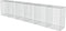 vidaXL - Schanskorfmuur - met - deksels - 300x50x100 - cm - gegalvaniseerd - staal