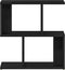 vidaXL - Nachtkastje - 2 - stuks - Zwart - Eiken - 50x30x51,5 - cm - Engineered - Hout
