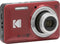 Kodak FZ55 - Digitale camera - 16 MP 5x optische zoom 28 mm groothoeklens - Rood