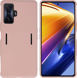 iMoshion Hoesje Geschikt voor Xiaomi Poco F4 GT 5G Hoesje Siliconen - iMoshion Color Backcover - lichtroze
