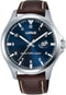 Lorus RH963KX8 - Herenhorloge - 42 mm - Zilver/bruin