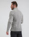 Life Line Marcel Sweater Knit Half Zip Heren Lichtgrijs Maat L