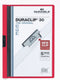 Klemmap Durable Duraclip A4 3mm 30 vellen rood