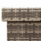 vidaXL - Tuinbox - met - wielen - 110x55x73 - cm - poly - rattan - grijs
