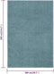 vidaXL - Vloerkleed - kortpolig - 200x290 - cm - blauw
