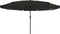 vidaXL - Tuinparasol - met - LED-verlichting - Ø395x245 - cm - Zwart